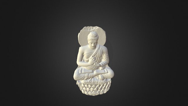 Gandharan Buddha 3D Model
