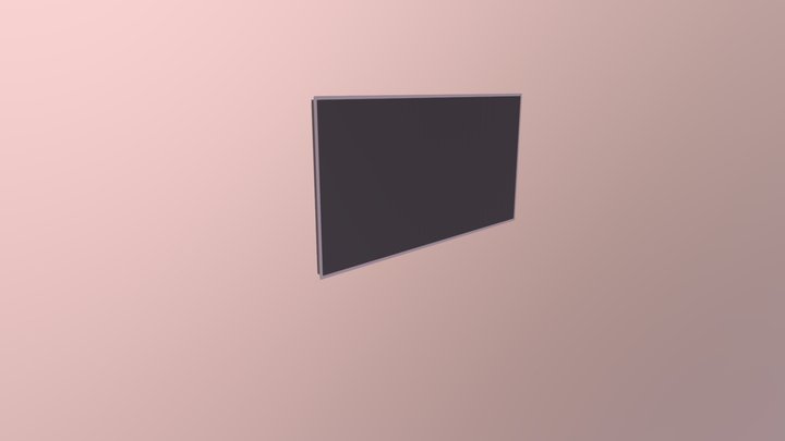 Tafel Blackboard Tv 3D Model