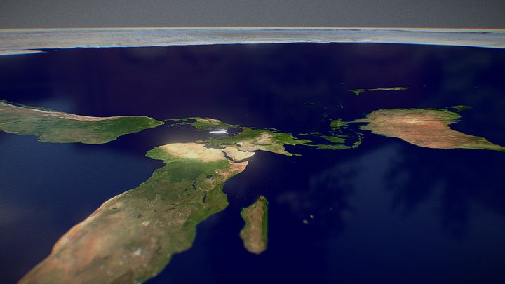 A Type Of Sphere Projection 3D Model