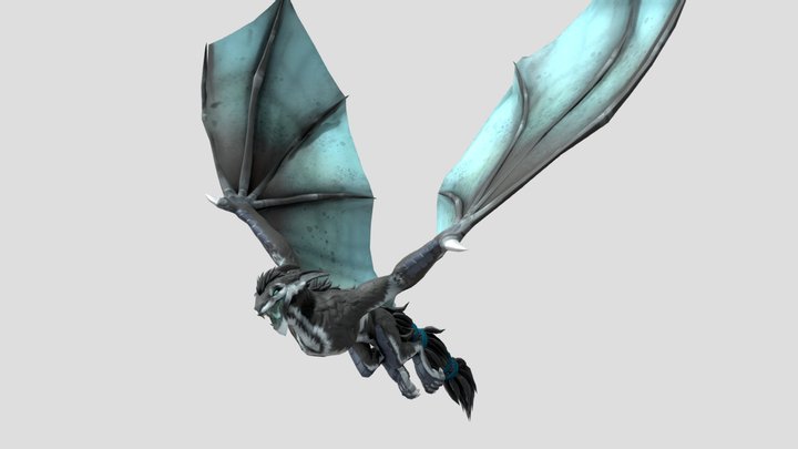 Nordic Dragon 3D Model