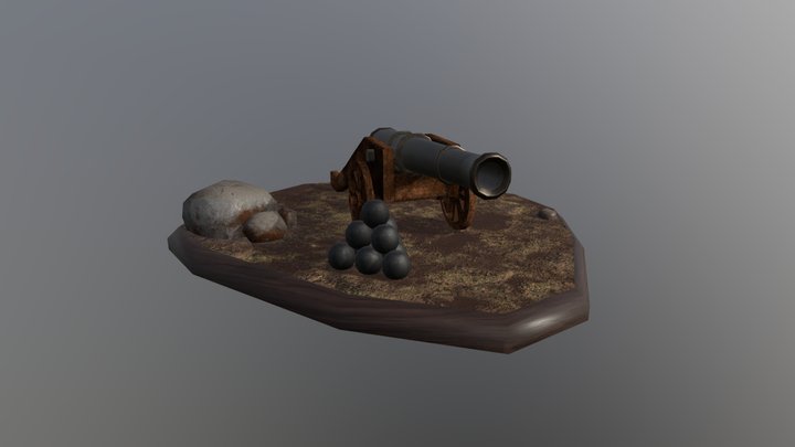 Cannon 1 3D Model