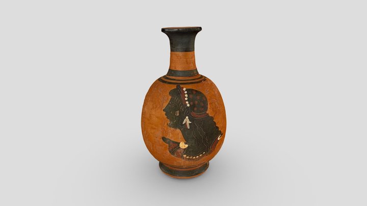 Pompeii - Terracotta Urn 3D Model
