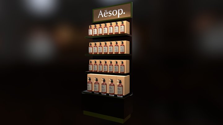 Metaretail: Mueble Perfumeria Aeso p – Gratis 3D-model STL