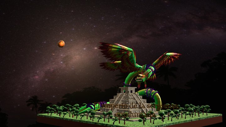 El imperio de la serpiente emplumada 3D Model