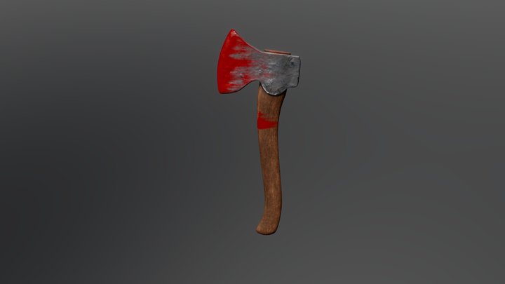 Bloody Axe 3D Model