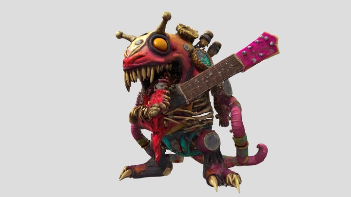 Riffghoul - monsters of rock – Kostenloses 3D-Modell STL