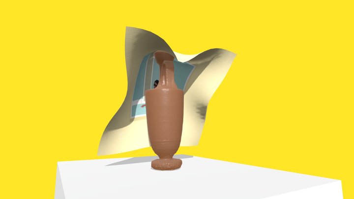 Cloth simulation Alembic animation 3D Model