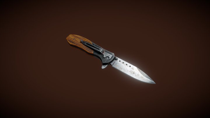 Tactical Folding Knife – Real-Time Asset 3D Model
