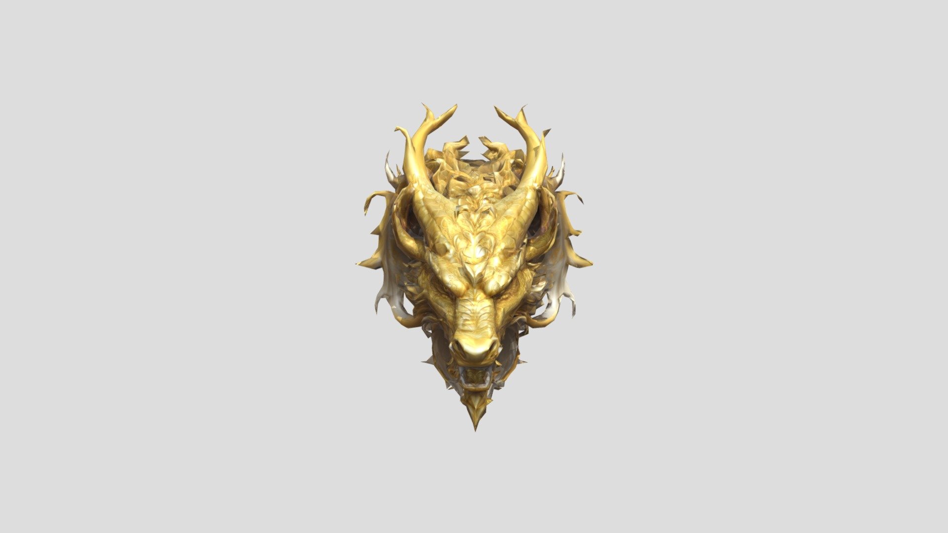 Golden Dragon Majesty - Download Free 3D model by lilze443 [a1ac3fc ...