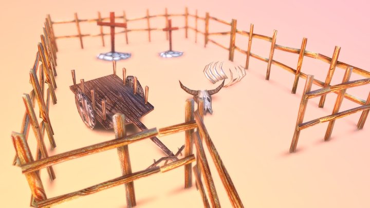 Ox fences - Cangaço 3D 3D Model