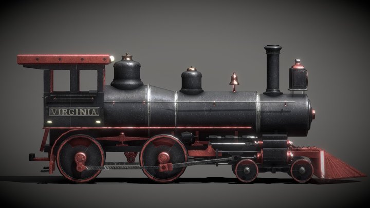 Locomotive "Virginia" 3D Model