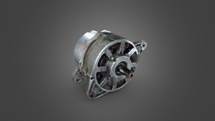 UZAM 412 Alternator, Creality Ferret, Scan v01 3D Model