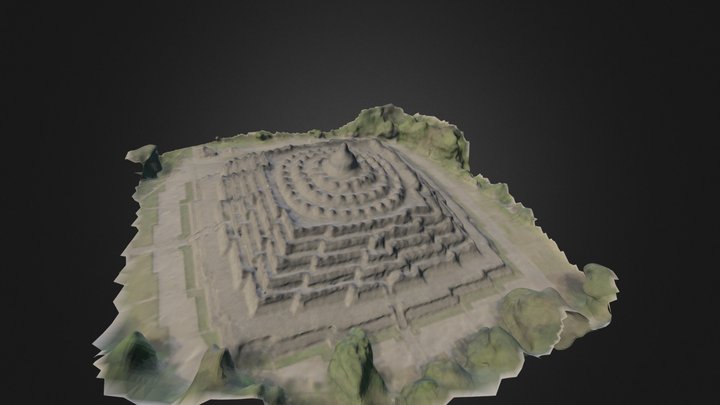 Borobudur apank 3D Model