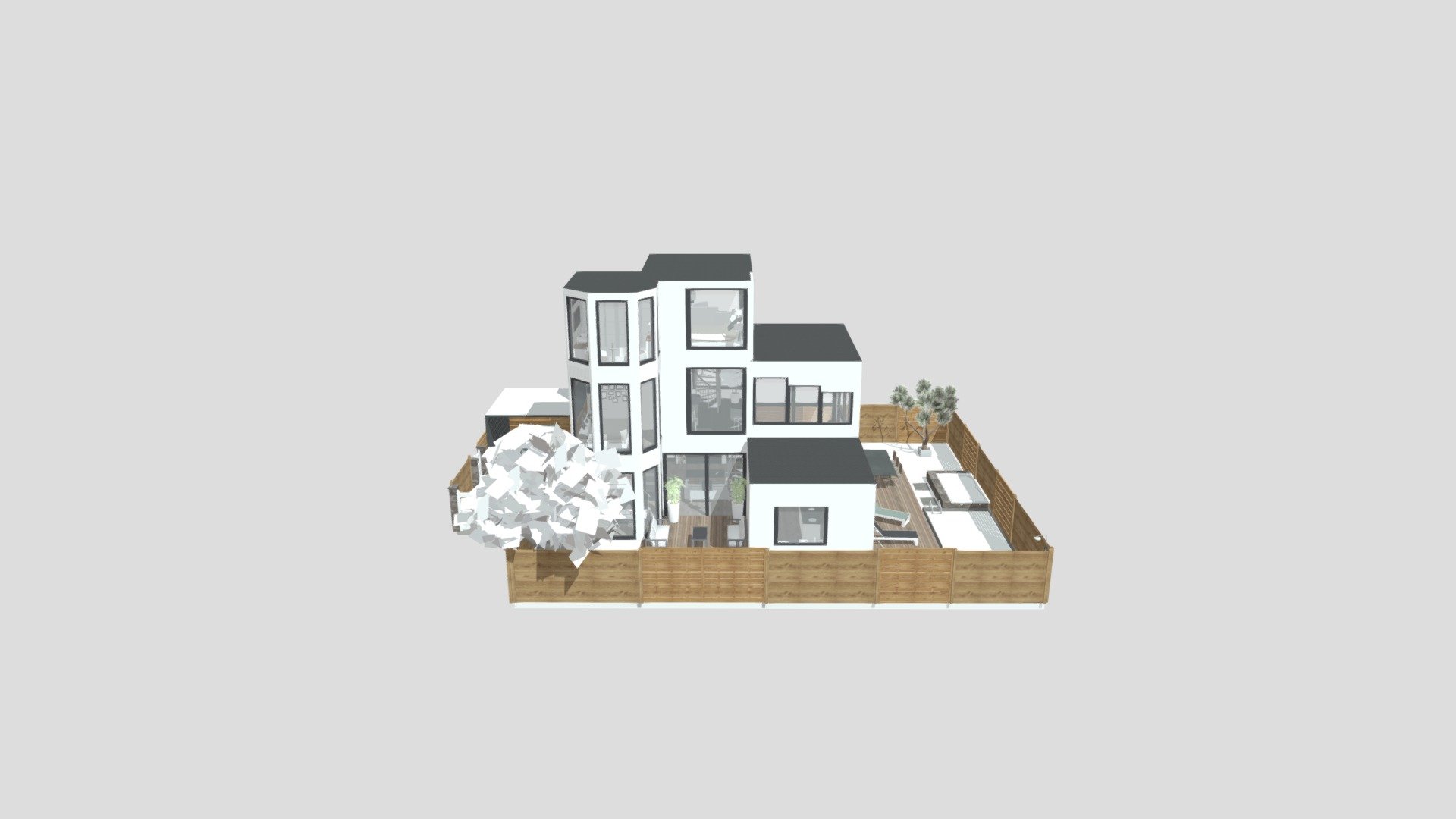 Grand loft moderne