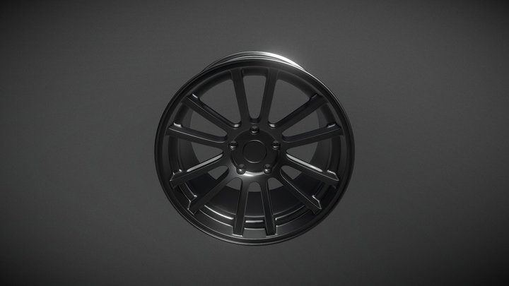 Wheel GTC01RR 3D Model