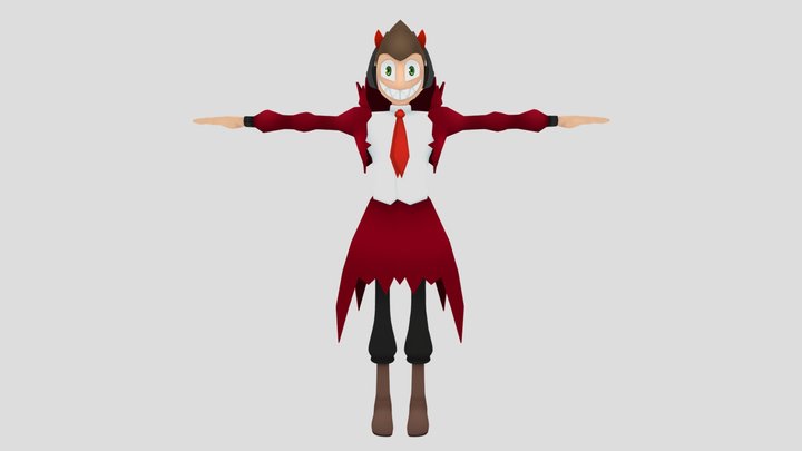 VRM Ayashi 3D Model