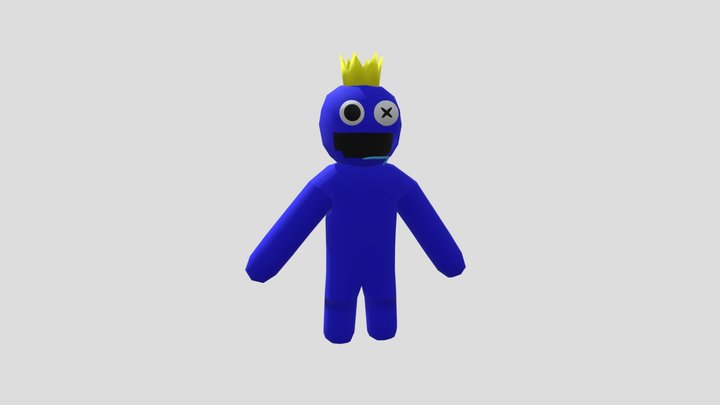 Rainbow Friends Blue 3D Model