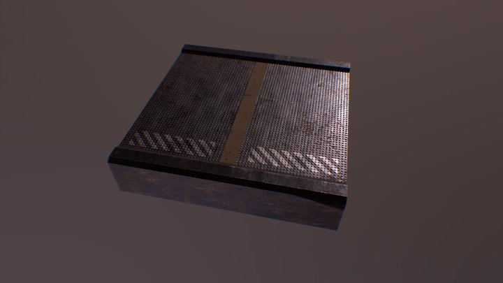 Silo Gantry Floor 3D Model