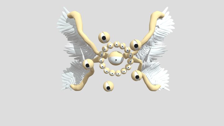 Biblical Angel 3D Model