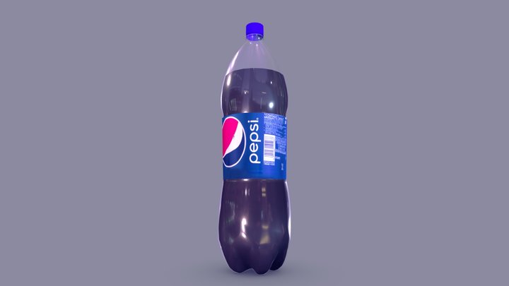 Pepsi 2L Bottle 3D Model