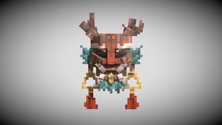 Aztec Talisman 3D Model