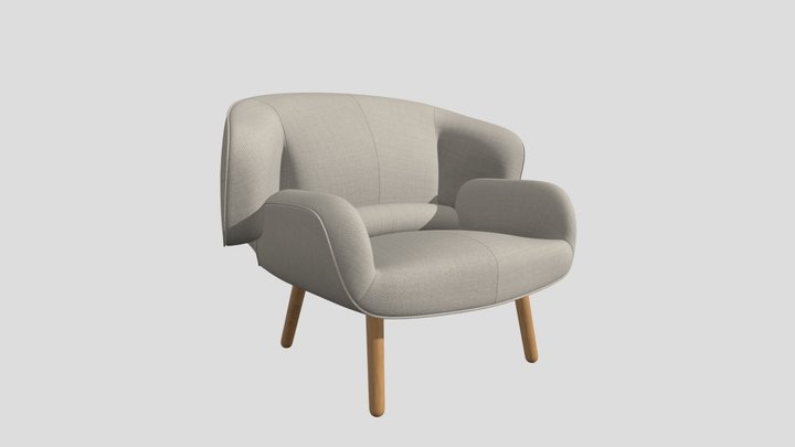 Fusion Armchair 3D Model