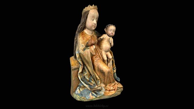 Zábřežská madona 3D Model