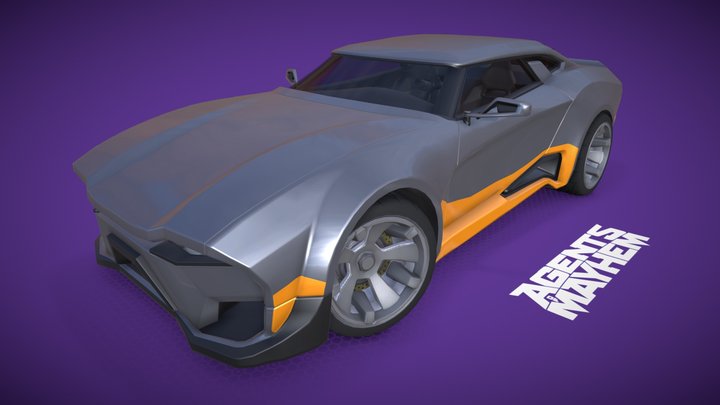 HAMMERHEAD - Agent Muscle Car 3D Model