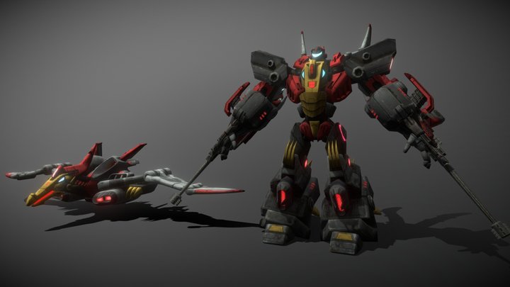 Transformers Fall Of Cybertron Swoop 3D Model