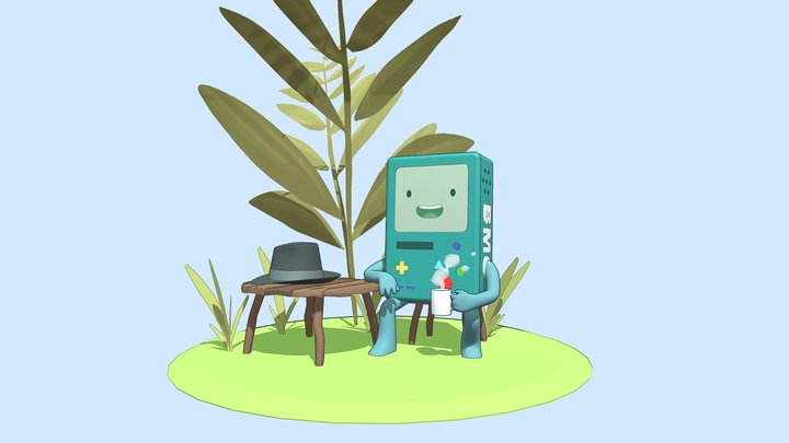 Detective BMO 3D Model