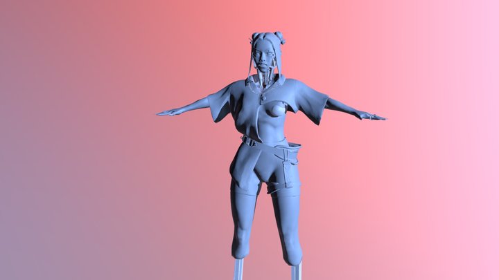 sulji the synthetic 3D Model