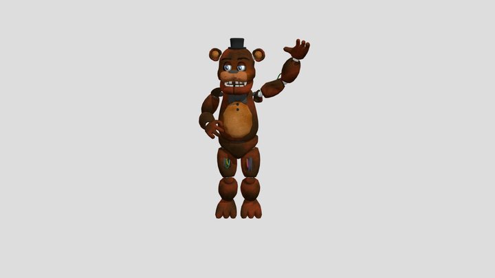 I6ins Withered Freddy FNAFSFM1 3D Model