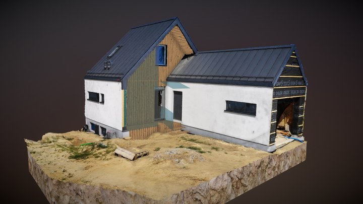 House elevation 3D Model