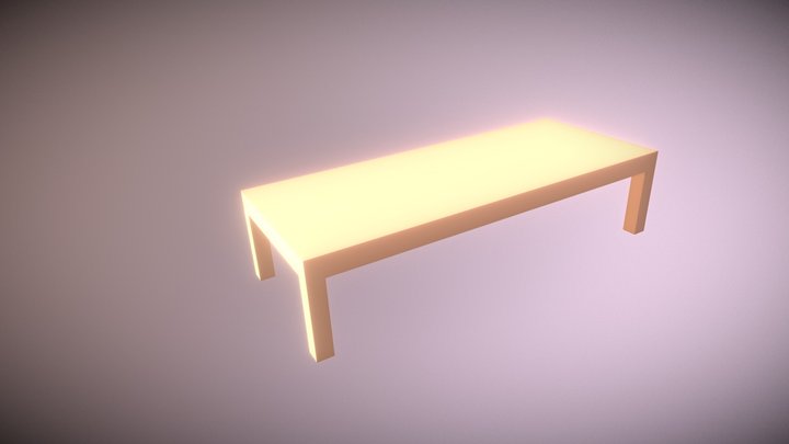 Isometric Furniture - Tables - Table 01 3D Model