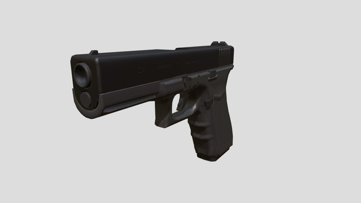 Gun 10mm 3D Model