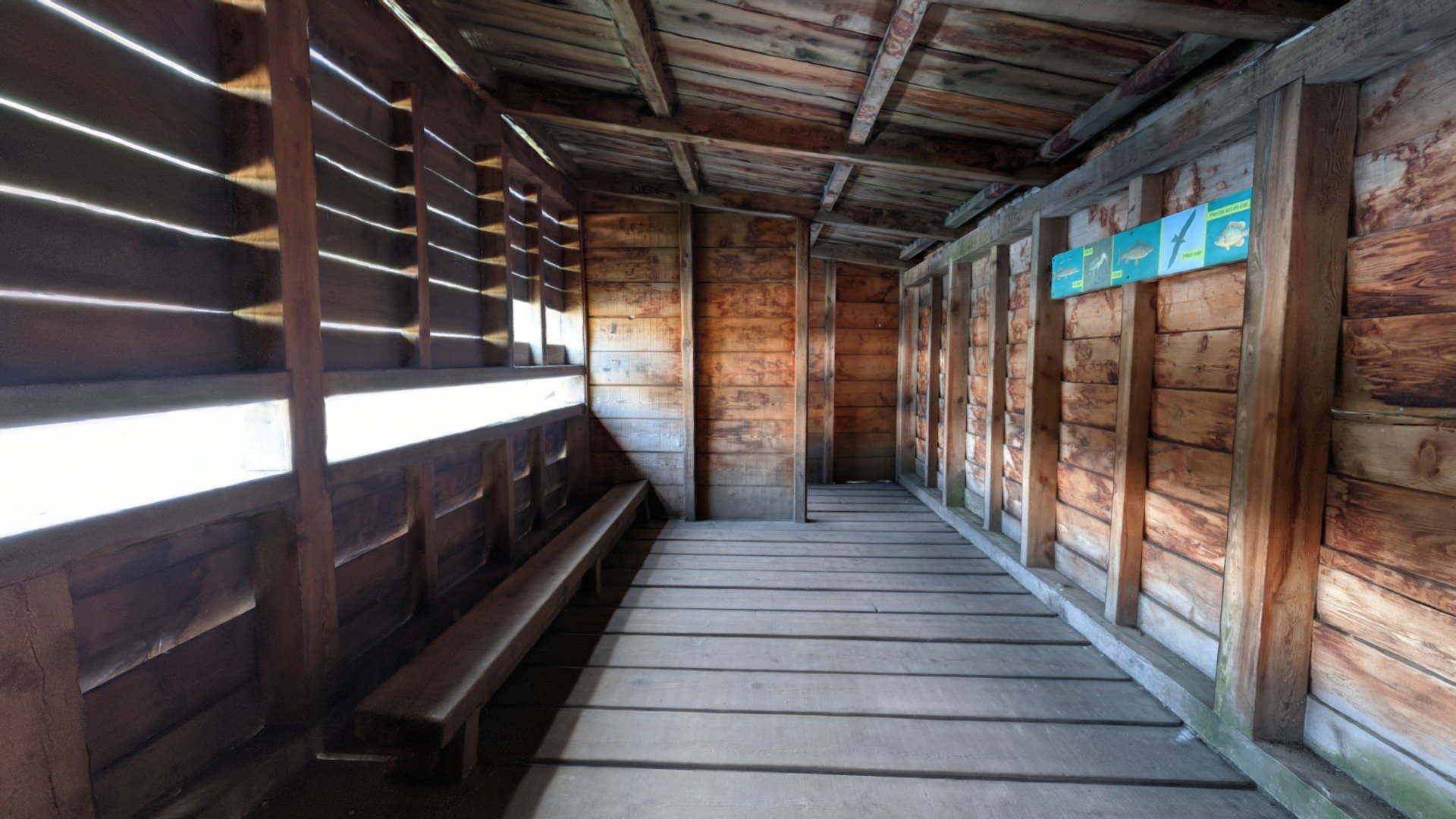 Wooden observatory, Lac des Ilettes, Salanches