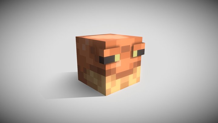 Minecraft Frog 3D Model
