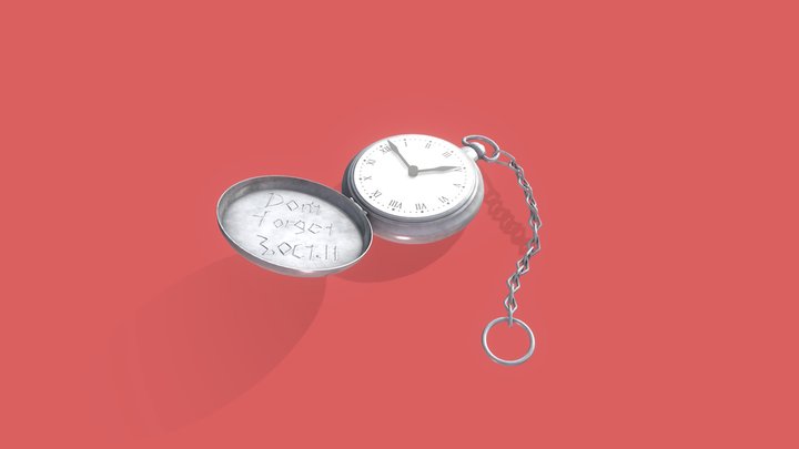 Edward Elric's Pocket Watch 3D Model
