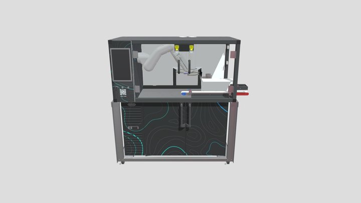 Hops Robot Less Hardware 3D Model
