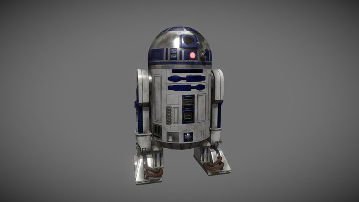 R2D2 3D Model