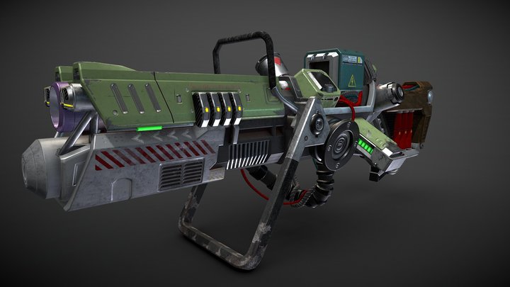 BLACKSTEINN weapon inspired- Part 2 - Real time 3D Model