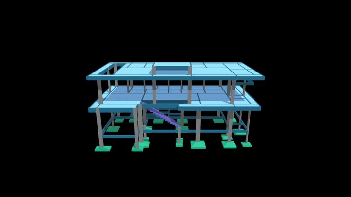MODELO 3D_EST CASA HAMANDA 3D Model