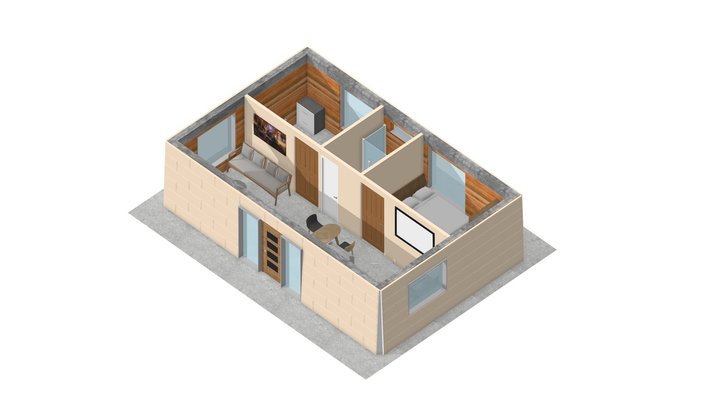 Modelo de Vivienda de Plastidobe 3D Model