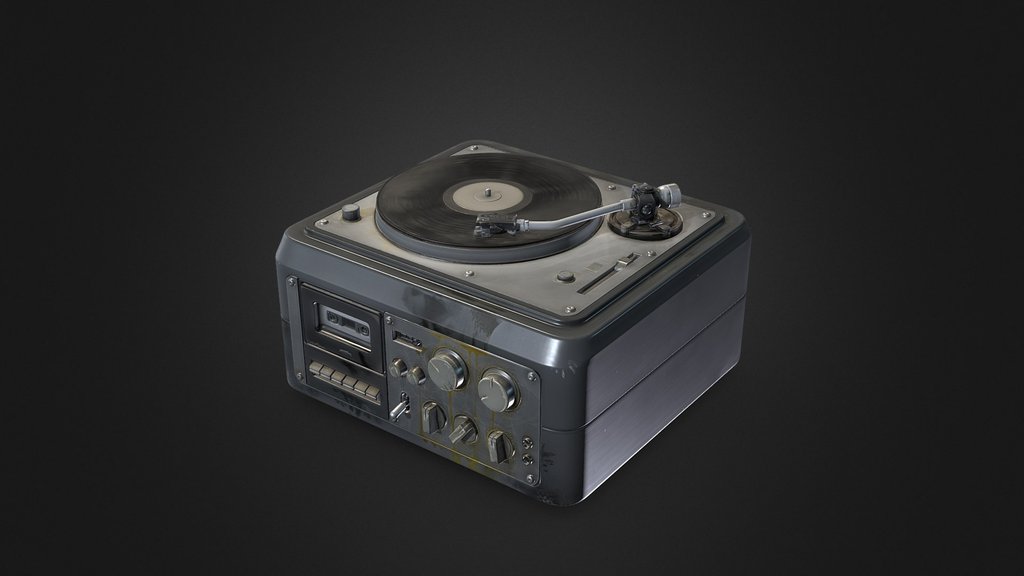 Auto PBR |Hunyaun Old Record Player