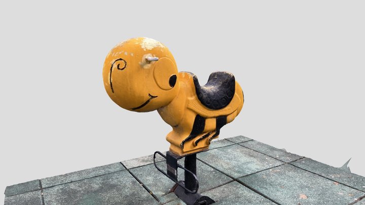 Children Spring Horse 8 (Bee) 3D Model