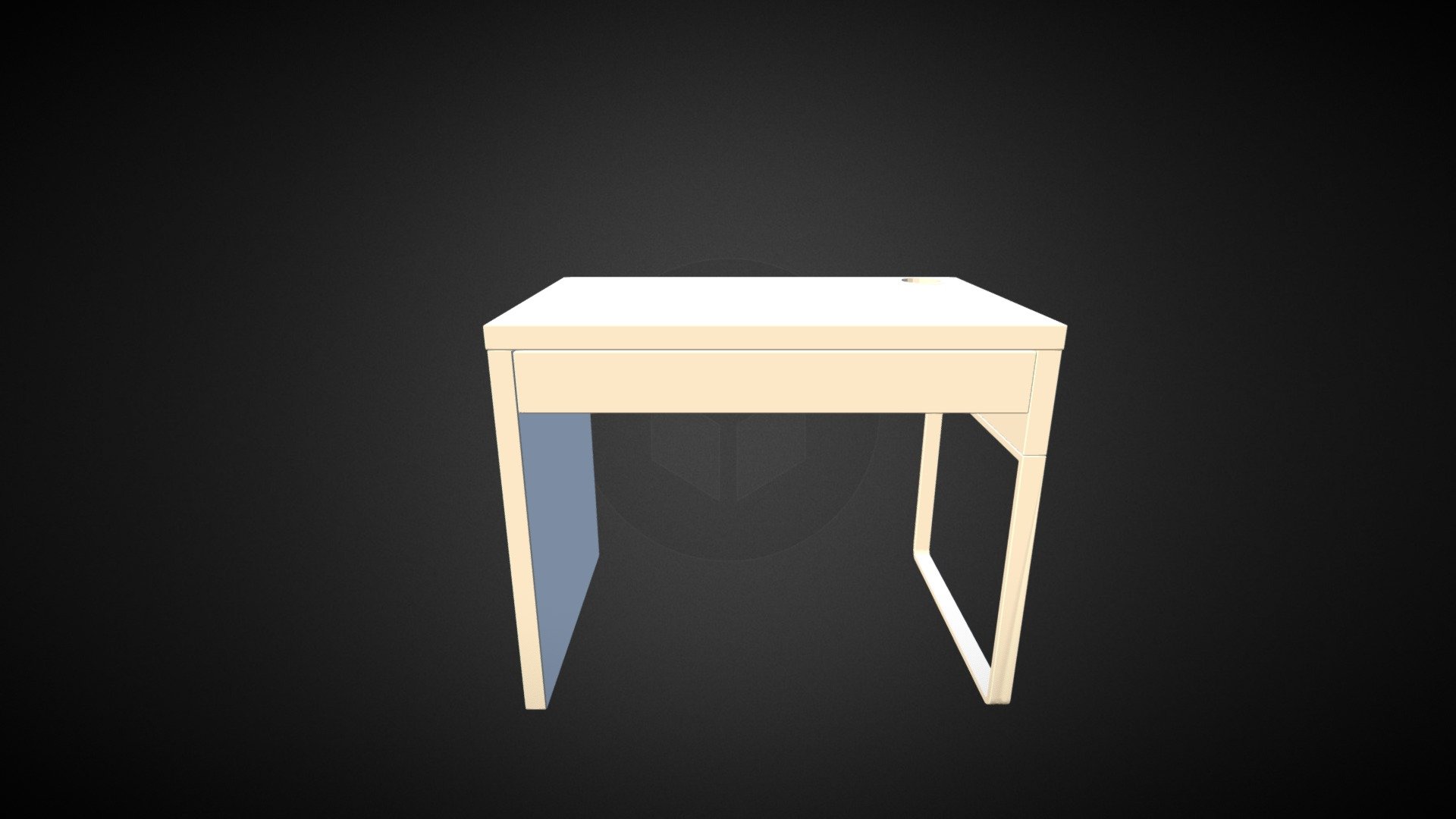 Computer desk 3D model by MysticOwl [a1be91f] Sketchfab