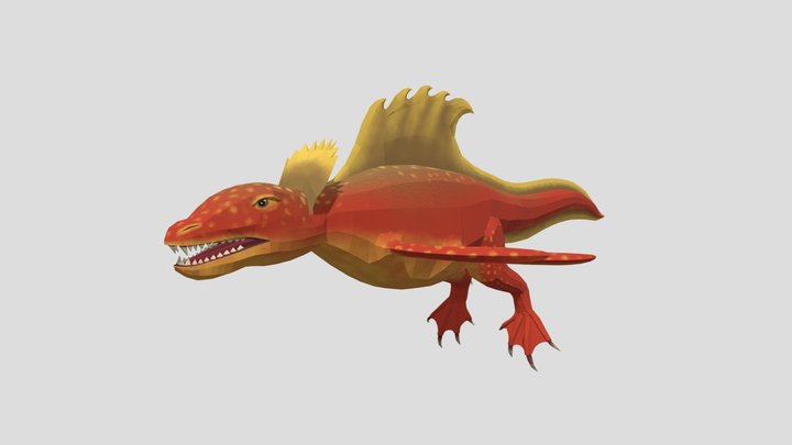 Textured_Creature 3D Model