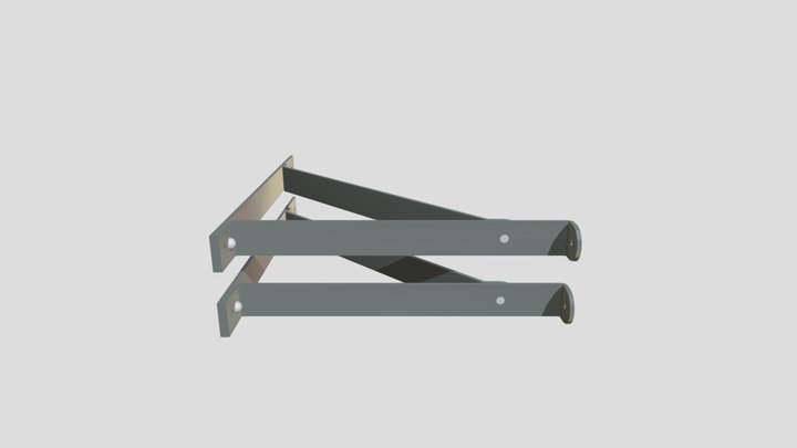 bokenplankdrager 3D Model