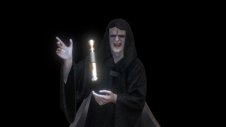 Darth Sidious ‎Palpatine 3D Model