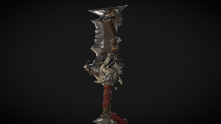 Ork - One Handed Cleaver 3D Model
